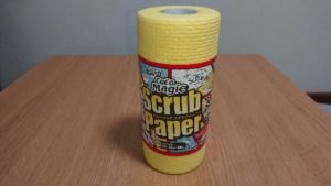 洗浄力は強いペーパータオル！ココマジック　スクラブペーパー