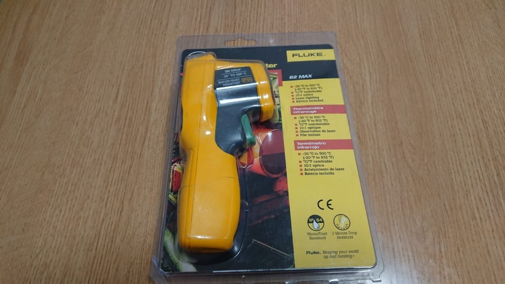 触れない場所の温度測定に便利！Fluke製非接触温度計「62 MAX」を紹介