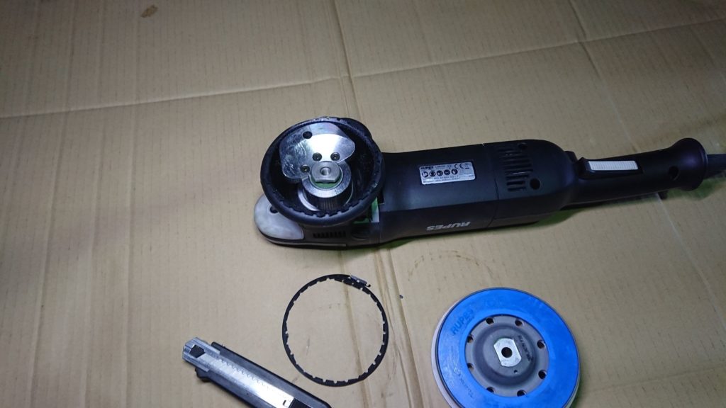 ルペスポリッシャーの研磨力を簡単に高めれる！？ブレーキリングの取り外す改造方法！！