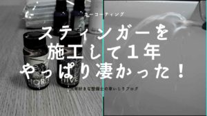 カーコーティングのスティンガーを施工して１年……やっぱり凄かった！！